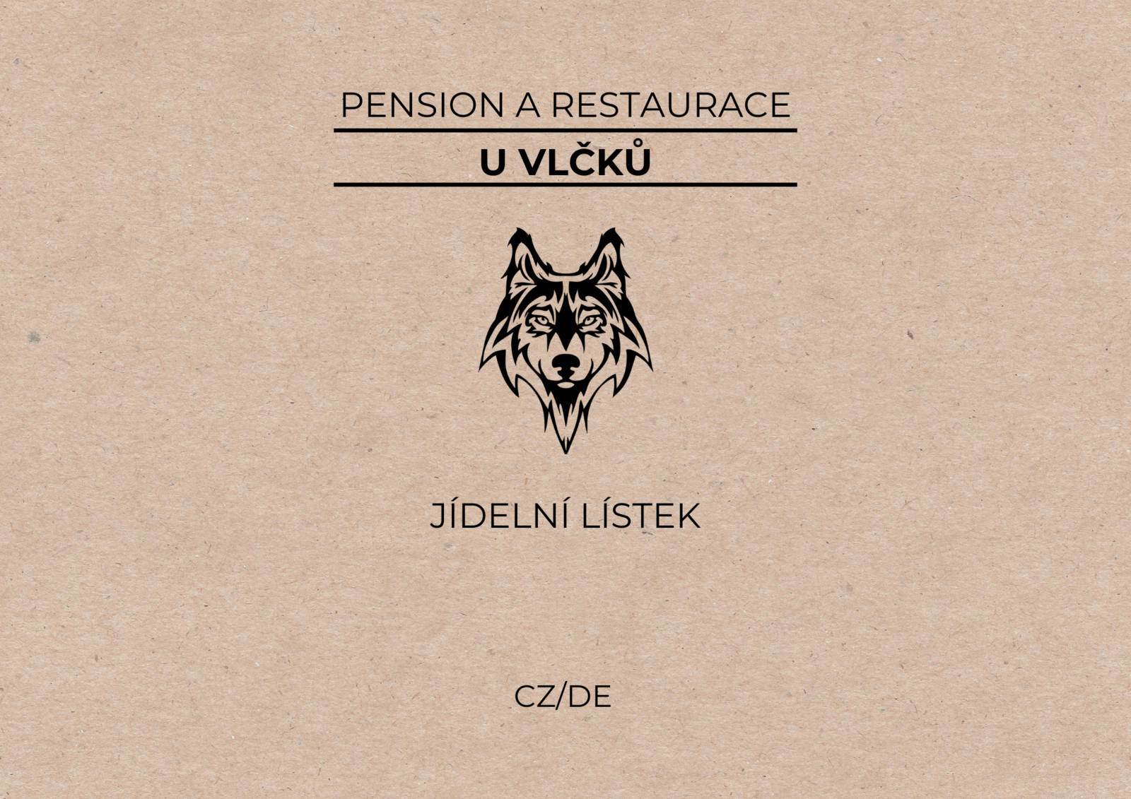 Úvodka na nový jídelní lístek PUV